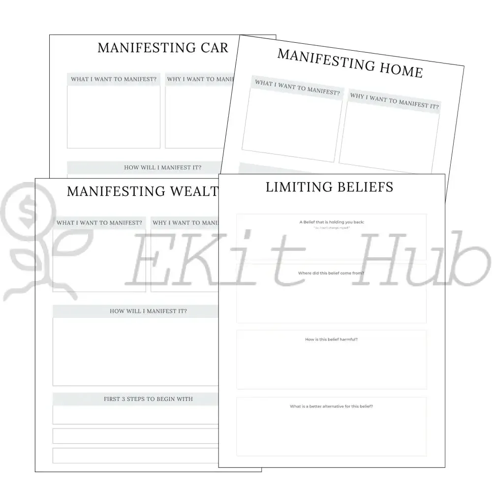 Abundance - Printable Canva PLR Journal