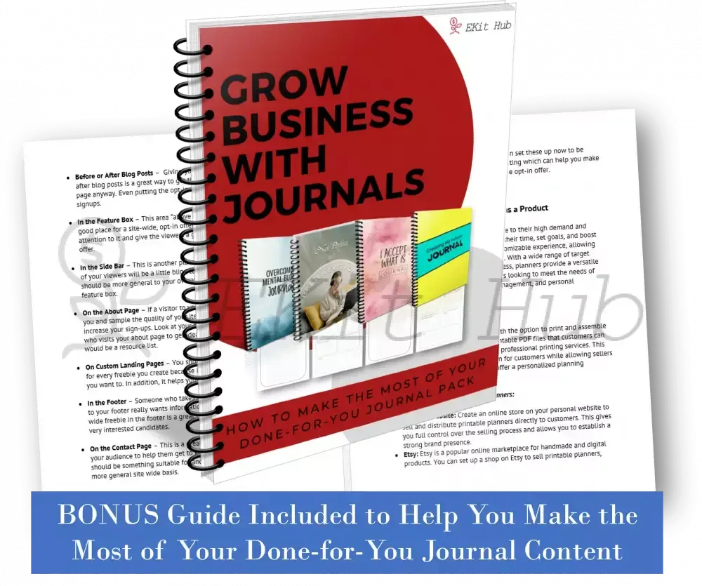 Abundance - Printable Canva PLR Journal