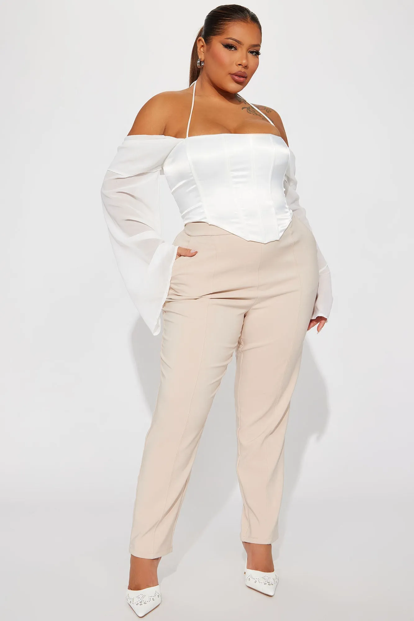 Back At It Trouser Pant - Khaki