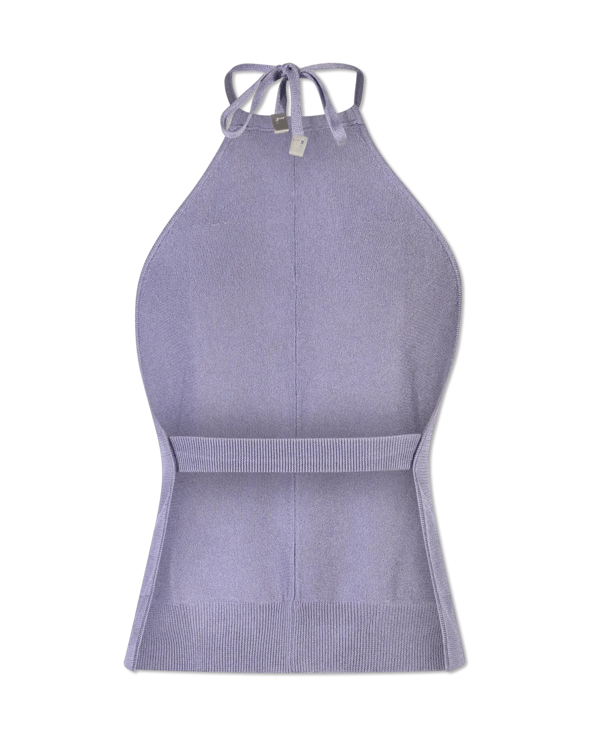 Backless Butterfly Halter Knit Top