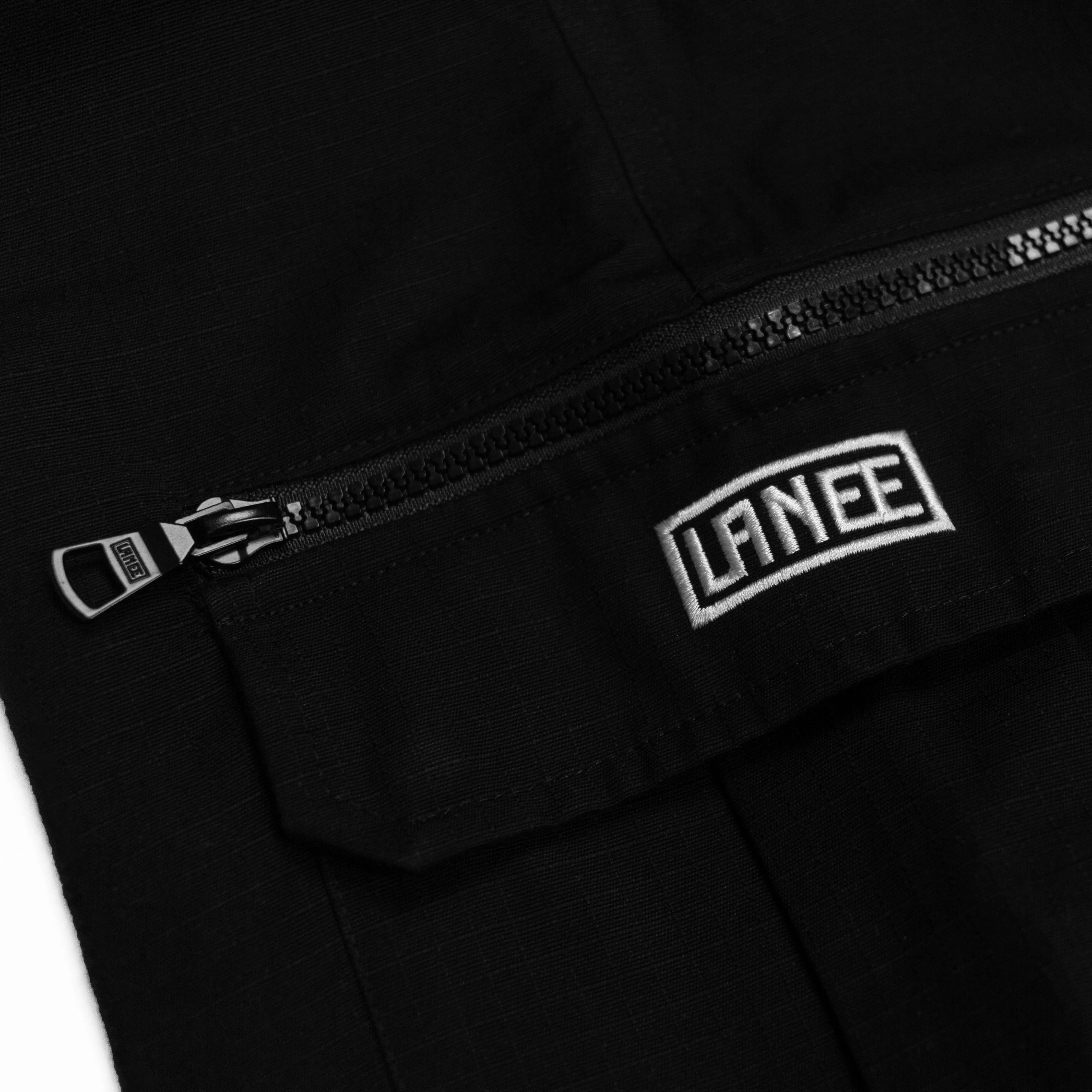 BLACK RIPSTOP CARGO