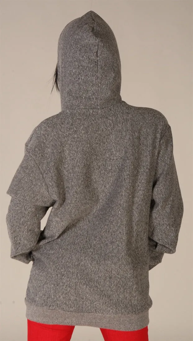 Kinkate Unisex Zip Up Hoodie Pepper