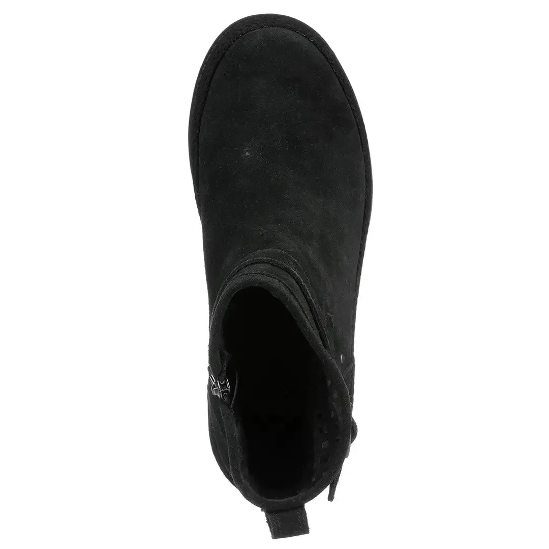 Liberty Perforated Leather Boots - Black by Muckboot