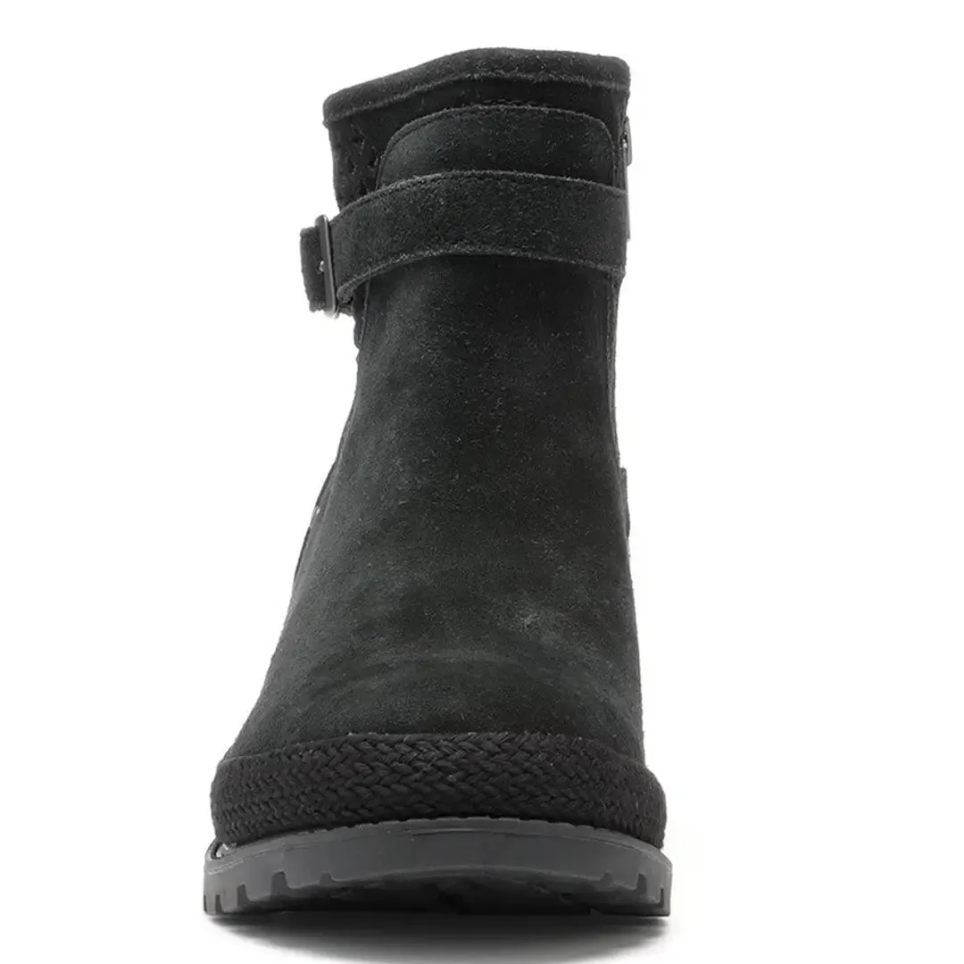 Liberty Perforated Leather Boots - Black by Muckboot