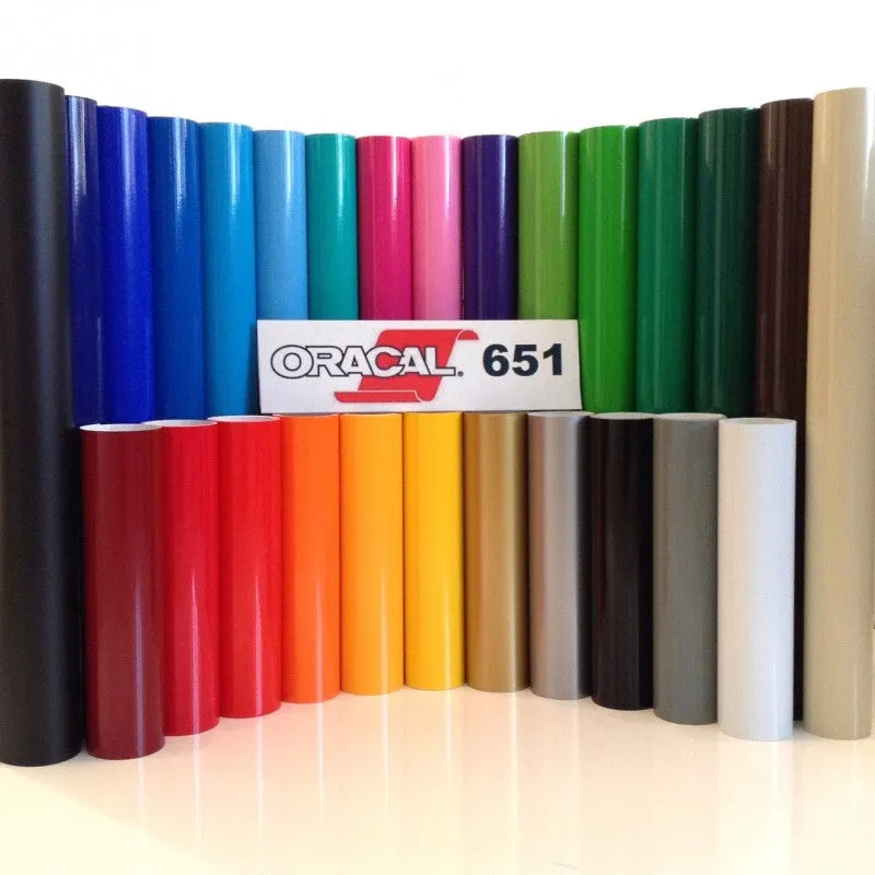 Oracal 651 Intermediate Metallic Adhesive Vinyl 12" x 12" Sheet