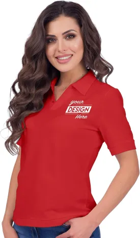 Print Your Design | Custom Personalized Polo Shirt for Men & Women, Short Sleeve Sports Golf Tennis T-Shirt