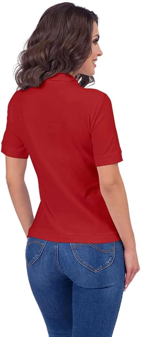 Print Your Design | Custom Personalized Polo Shirt for Men & Women, Short Sleeve Sports Golf Tennis T-Shirt